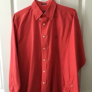EUC, Orange Nordstrom cotton button down shirt....
